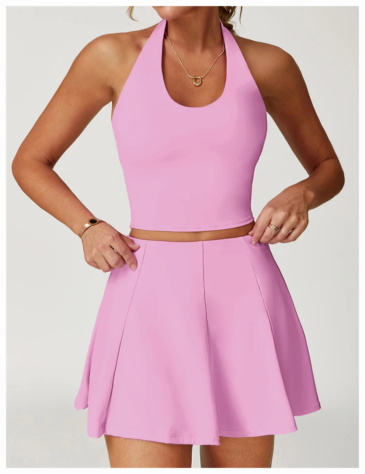 ENNZOO Halter Push-Up Top