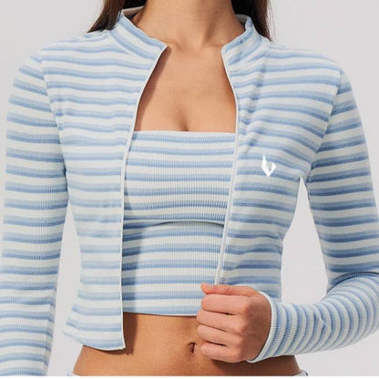ENNZOO Stripe Motion Jacket