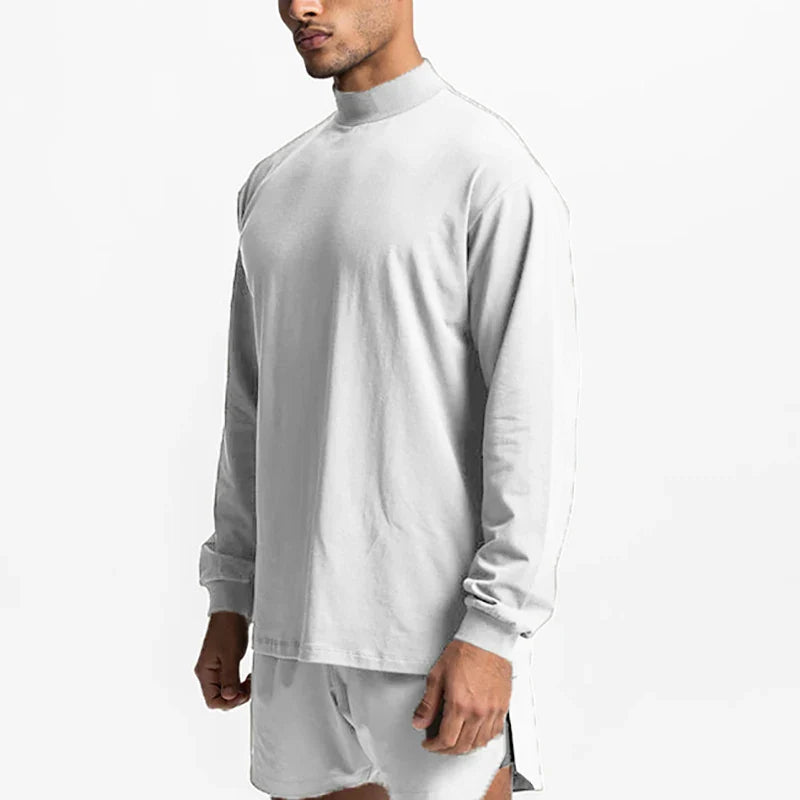 Zoorie Turtleneck Dropped Shoulder T Shirt