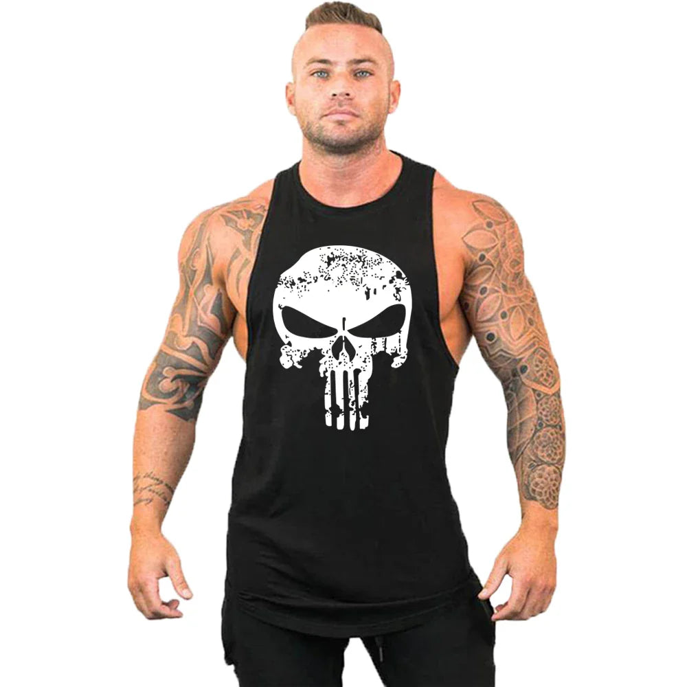 Zoorie New Skull Printed Tank Top