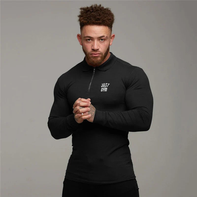 Zoore Zippered Polo Shirts