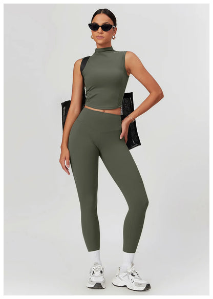 ENNZOO Padded Running Sports Top