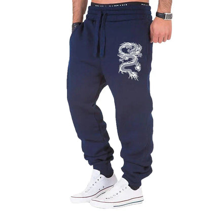 Zoorie Casual Dragon Printed Pants