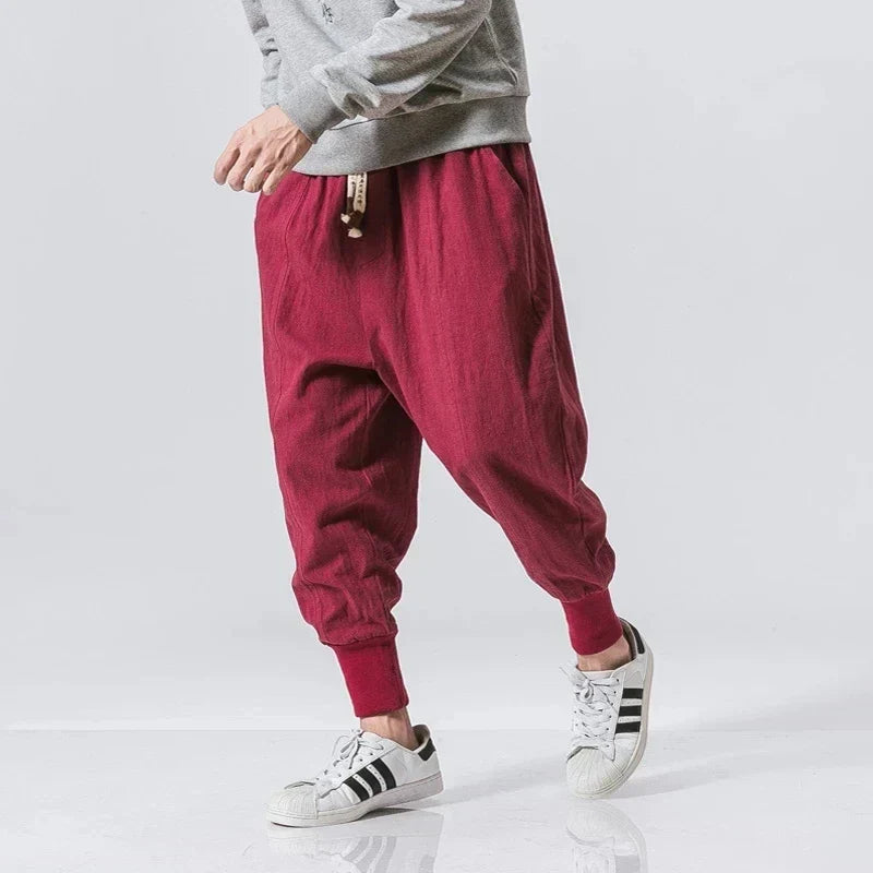 Zoorie Cotton Linen Harem Pants