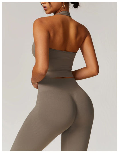 ENNZOO Halter Push-Up Top