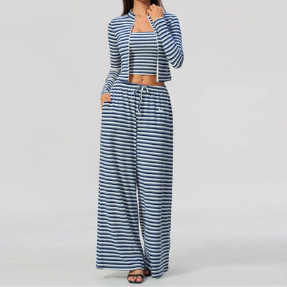 ENNZOO Stripe Motion Top