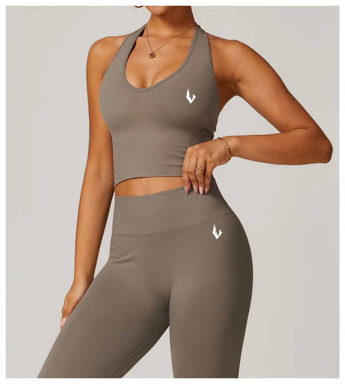 ENNZOO Halter Push-Up Top