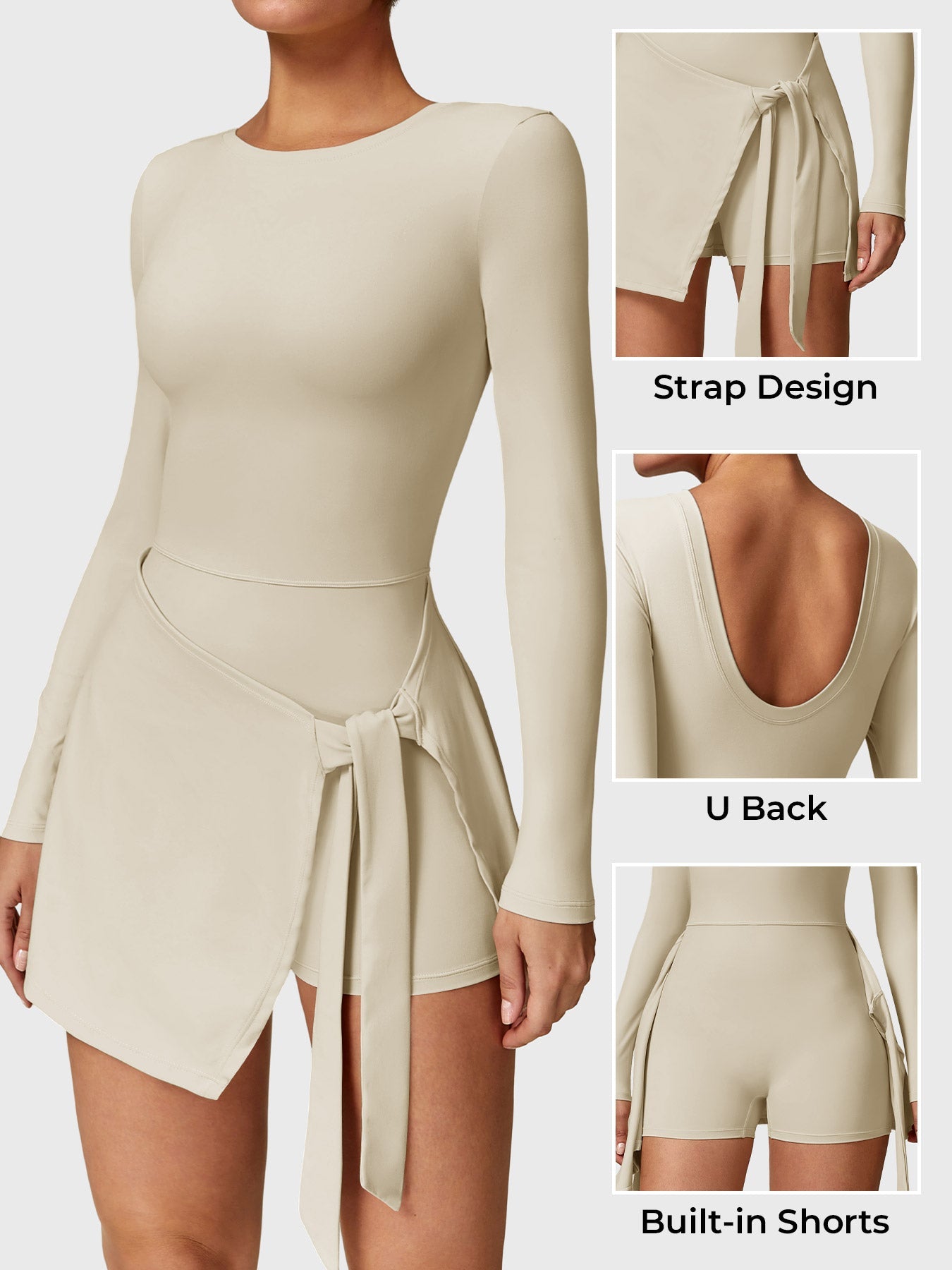 Yeoreo Renee Long Sleeve Tennis Dress