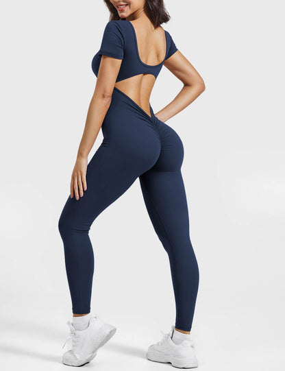 Yeoreo Lizvette Short Sleeves Jumpsuit