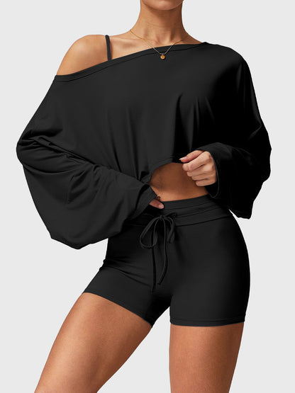 Yeoreo Alison Off Shoulder Dolman Long Sleeves