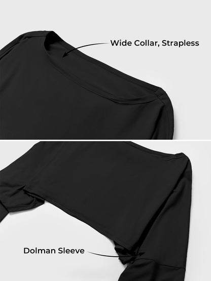 Yeoreo Alison Off Shoulder Dolman Long Sleeves