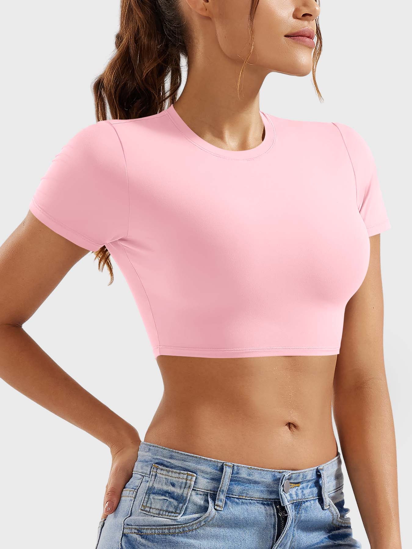 Yeoreo Colin Short Sleeves Crop Top