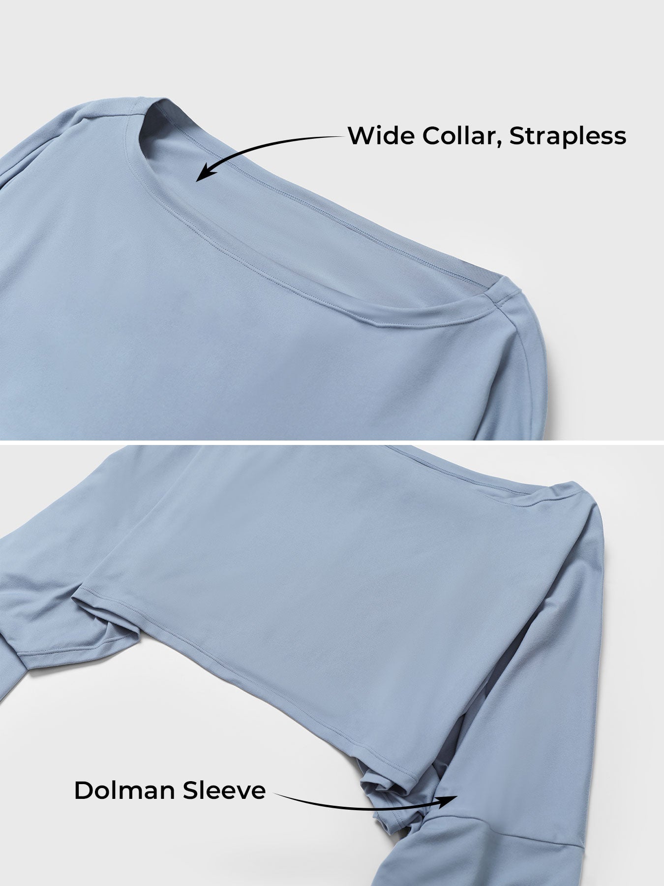 Yeoreo Alison Off Shoulder Dolman Long Sleeves