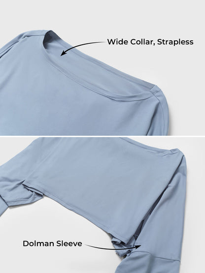 Yeoreo Alison Off Shoulder Dolman Long Sleeves