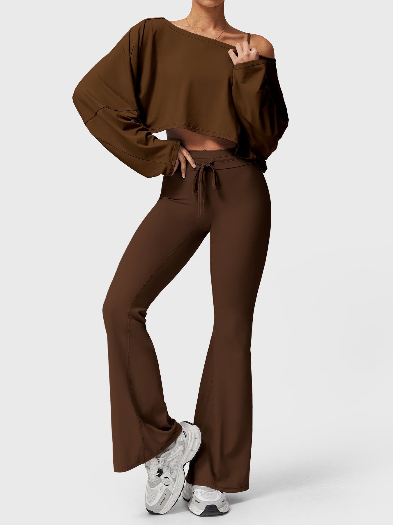Yeoreo Alison Off Shoulder Dolman Long Sleeves