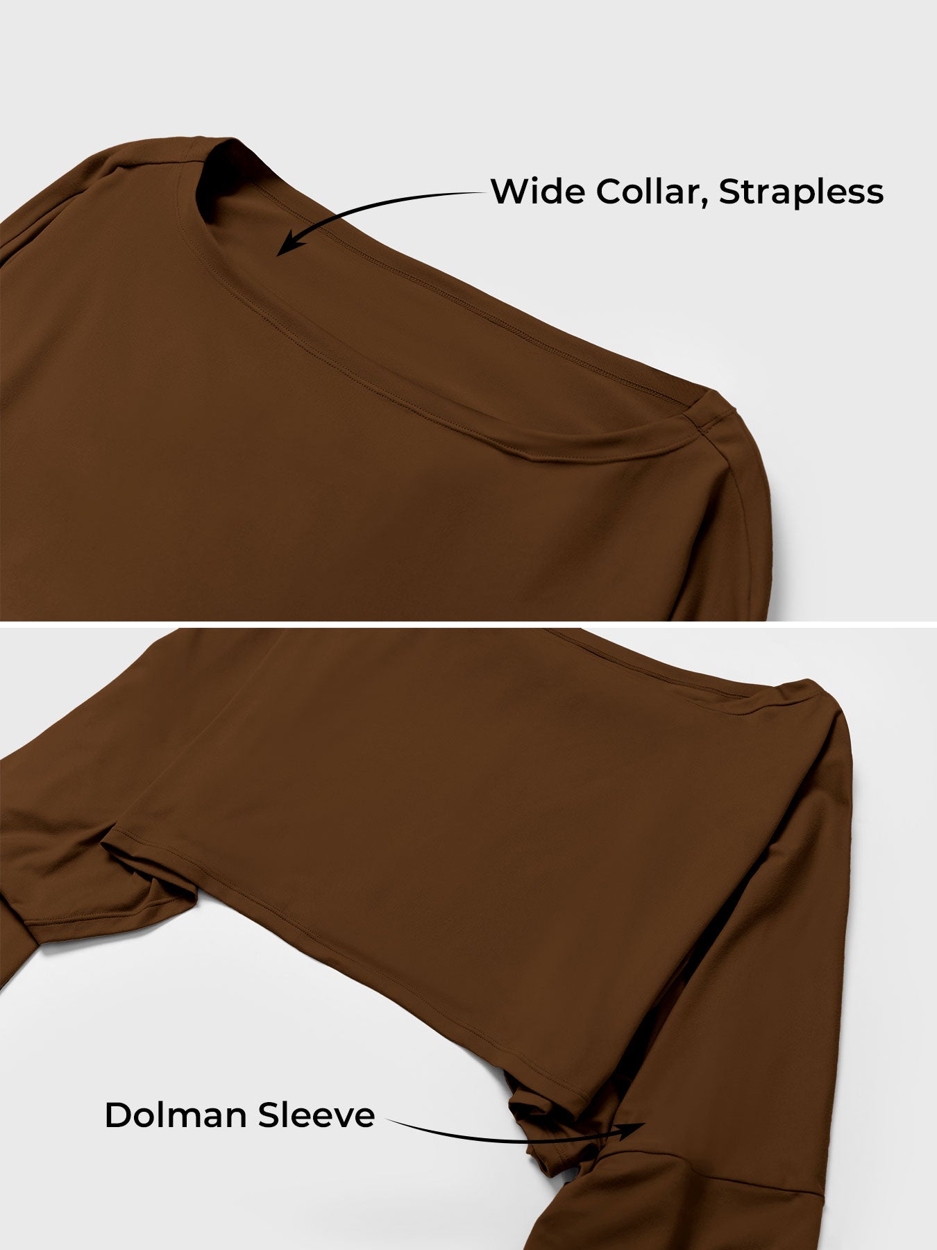 Yeoreo Alison Off Shoulder Dolman Long Sleeves
