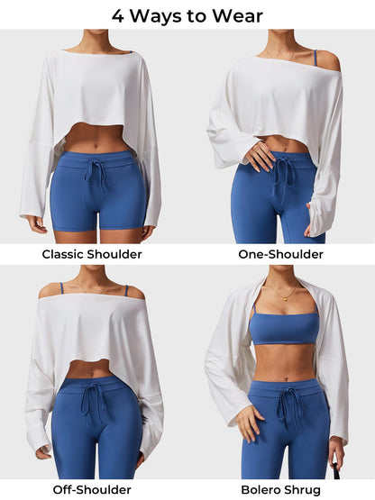 Yeoreo Alison Off Shoulder Dolman Long Sleeves