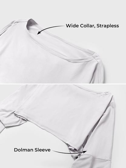 Yeoreo Alison Off Shoulder Dolman Long Sleeves