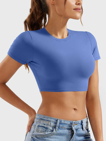 Yeoreo Colin Short Sleeves Crop Top