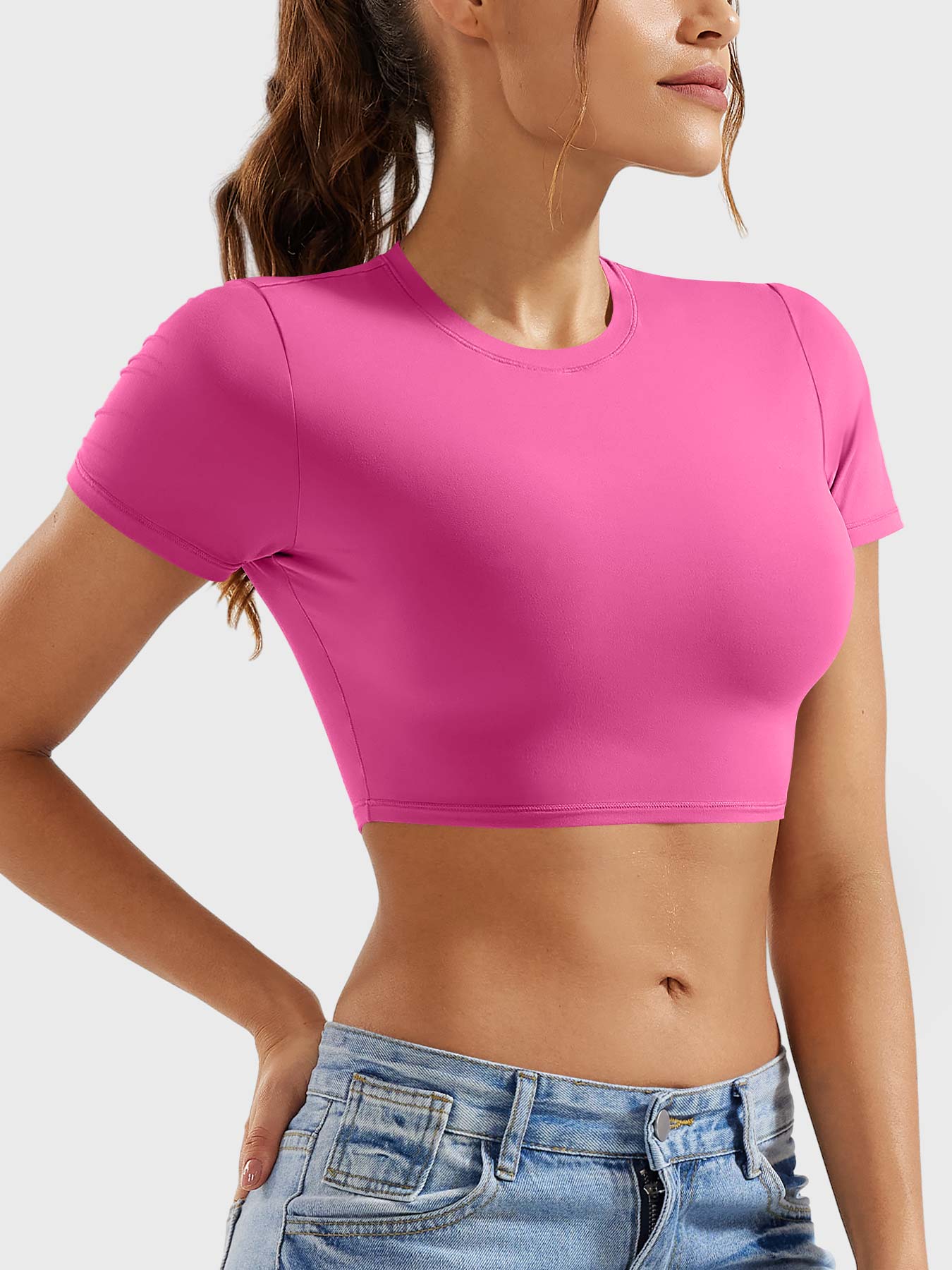 Yeoreo Colin Short Sleeves Crop Top