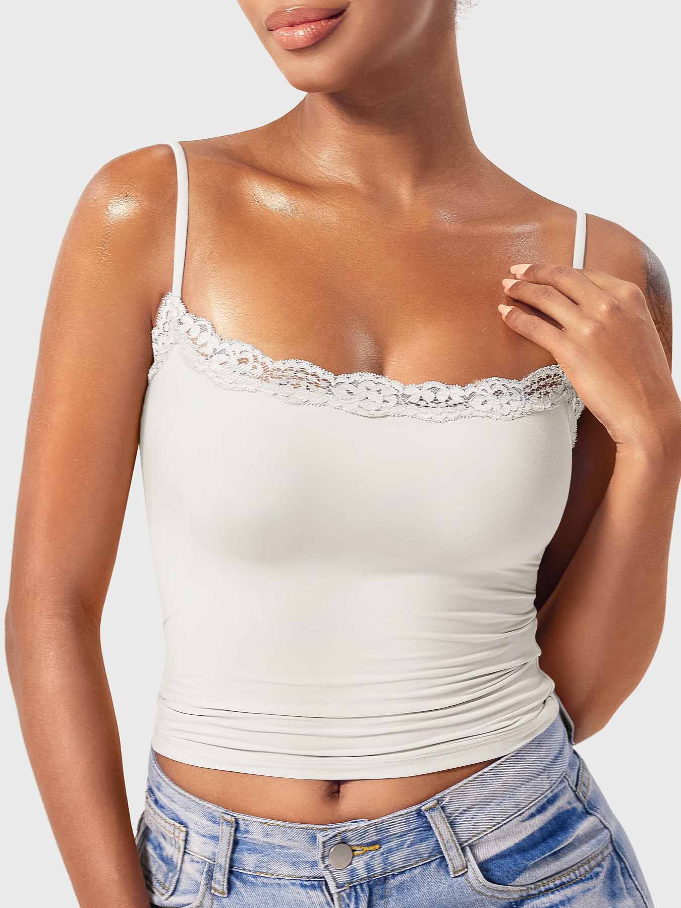 Yeoreo Annabely Square Neck Lace Tank