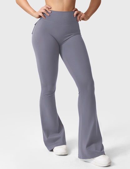 Yeoreo Brittany Flared Leggings with Pockets