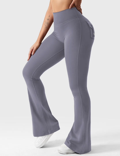 Yeoreo Brittany Flared Leggings with Pockets