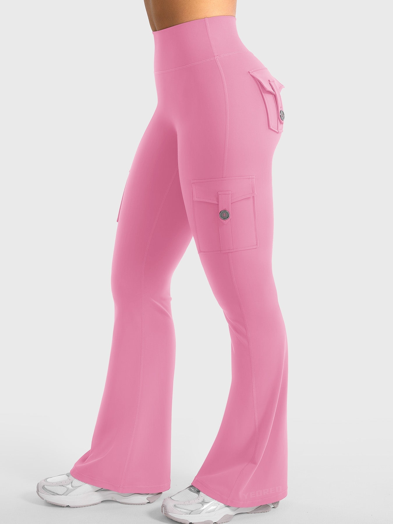 Yeoreo Hedda Cargo Flared Leggings