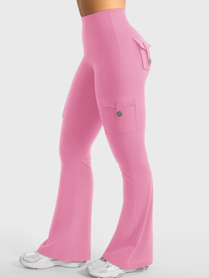 Yeoreo Hedda Cargo Flared Leggings