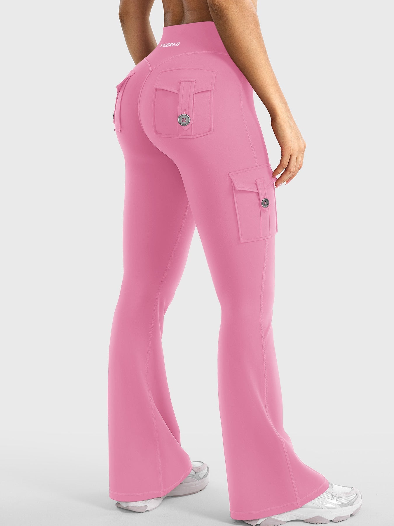 Yeoreo Hedda Cargo Flared Leggings
