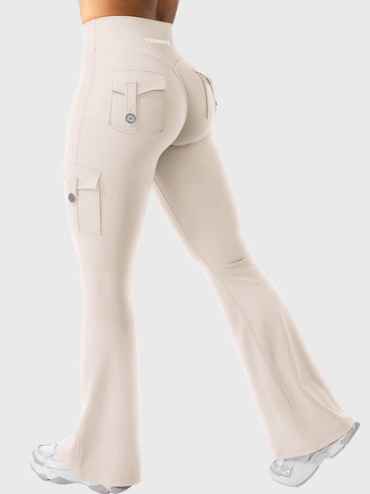 Yeoreo Hedda Cargo Flared Leggings