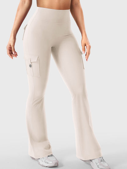 Yeoreo Hedda Cargo Flared Leggings