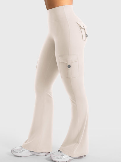 Yeoreo Hedda Cargo Flared Leggings