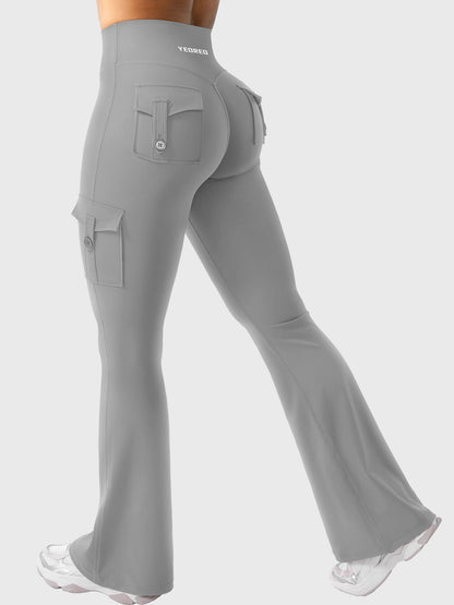Yeoreo Hedda Cargo Flared Leggings