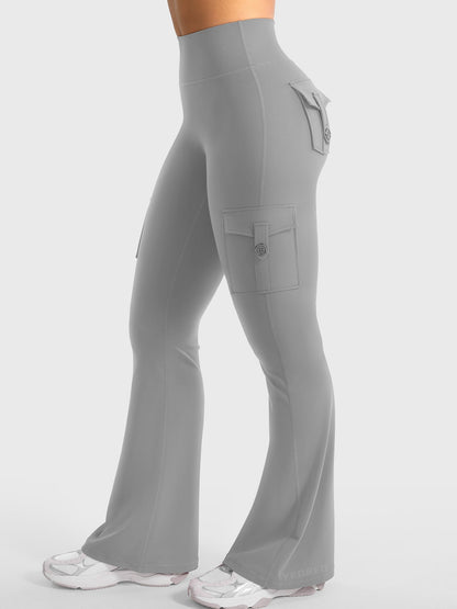 Yeoreo Hedda Cargo Flared Leggings