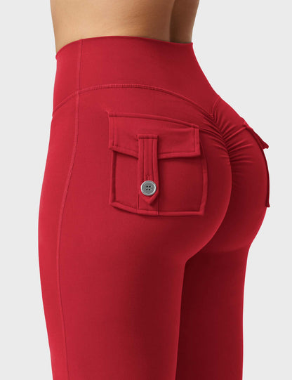 Yeoreo Brittany Flared Leggings with Pockets