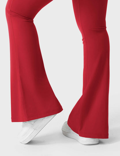 Yeoreo Brittany Flared Leggings with Pockets