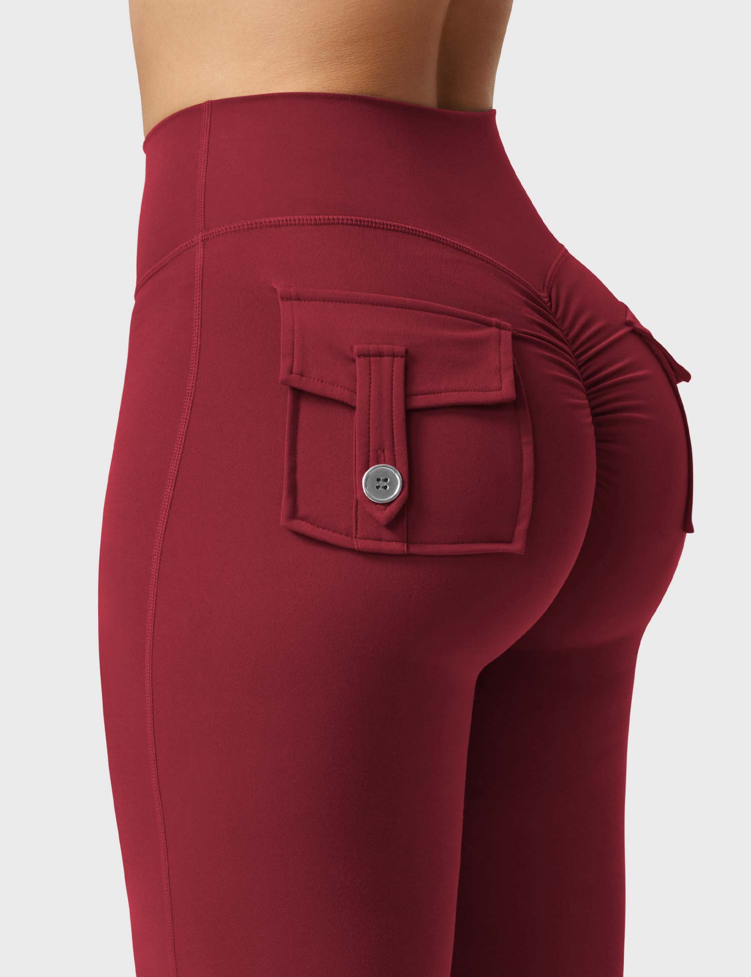 Yeoreo Brittany Flared Leggings with Pockets