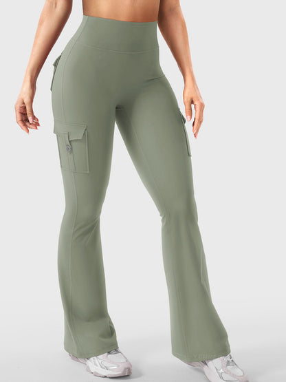 Yeoreo Hedda Cargo Flared Leggings